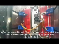 32 cavidade pulverizador cabeça de gatilho molde em semi-quente corredor auto fechar no molde