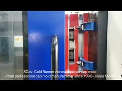 8cavidade 52mm molde de tampa de pulverização em cold runner