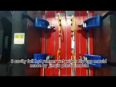 8cavidade completa corrida quente YUDO 120mm lenços umedecidos moldar tampa automática completa